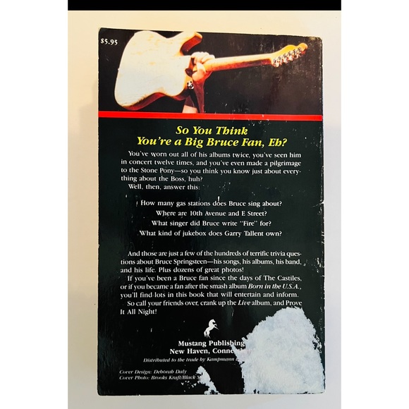 Prove It All Night Bruce Springsteen Trivia Book - Picture 2 of 13